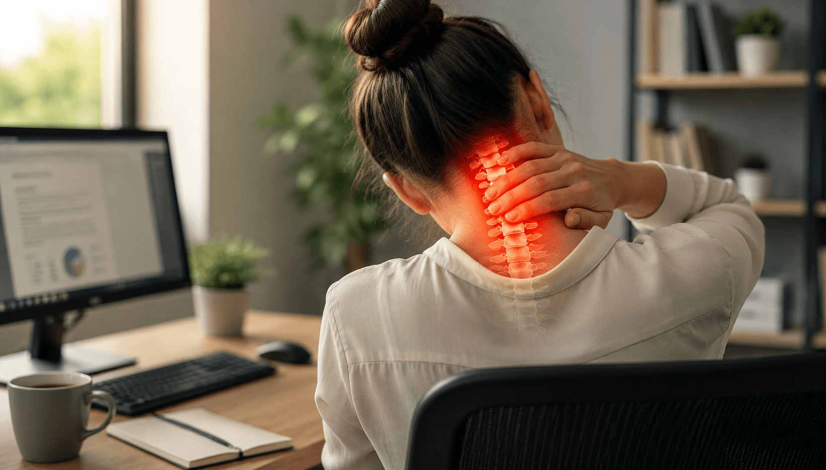 Cervicale da PC: perché il collo fa male e come migliorare la postura